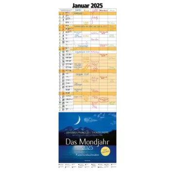 Das Mondjahr 2025 - Familienkalender