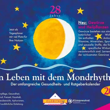 Mein Leben mit dem Mondrhythmus 2025. Taschenkalender